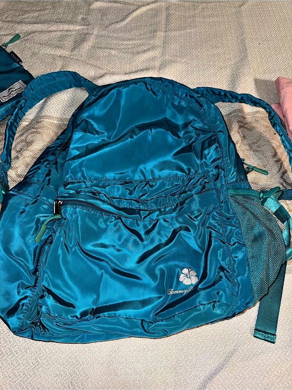 Tommy Bahama Packable Nylon Travel Backpack Blue